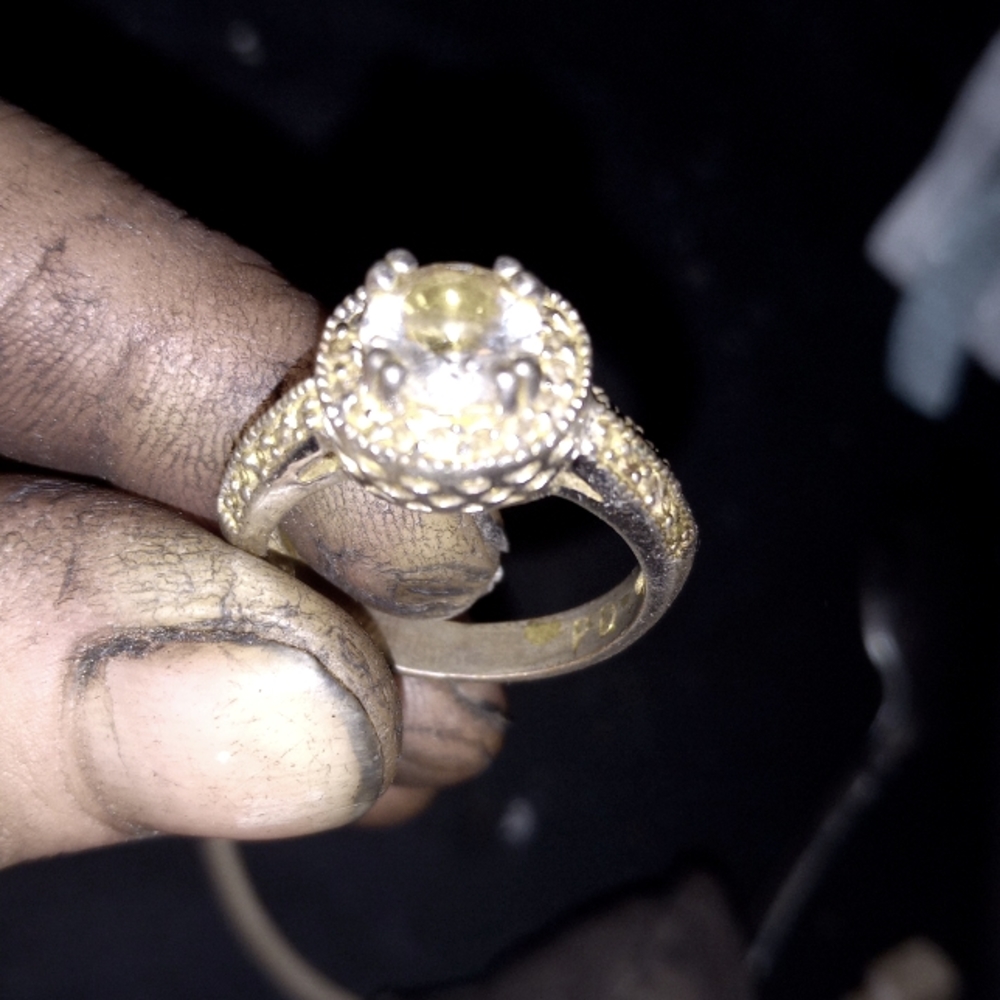 Palladium engagement ring 💍